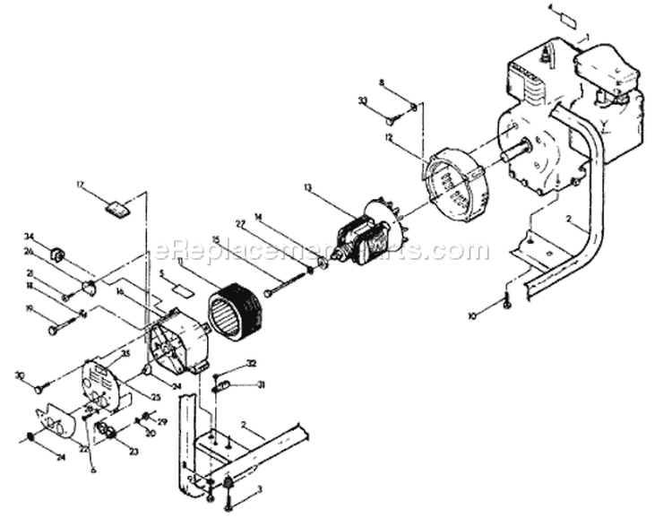 Page A Diagram and Parts List for 8970-3 S2400 Briggs and Stratton Generator